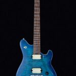 Firefly FFMN Electric Guitar With Flamed Maple Top (Transparent Blue Color)