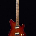 Firefly FFMN Electric guitar With Flamed Maple Top Floyd Rose Tremolo (Brown Color)