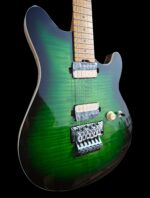 Firefly FFMN Electric Guitar With Flamed Maple Top (Green Burst Color) - Image 3