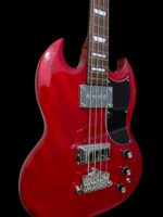 New Firefly FFLGS ELECTRIC GUITARS BASS (Transparent Red Color) - Image 3