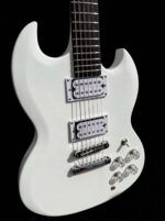 New Firefly FFLGS 27”Guitar Scale Baritone ELECTRIC GUITARS(White Color) - Image 5