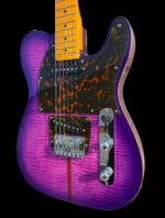 NEW FFTL Mad Cat ELECTRIC GUITARS ( Transparent Purple Color ) - Image 2