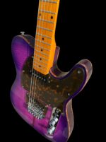 NEW FFTL Mad Cat ELECTRIC GUITARS ( Transparent Purple Color ) - Image 3