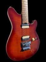 Firefly FFMN Electric guitar With Flamed Maple Top Floyd Rose Tremolo (Brown Color) - Image 2