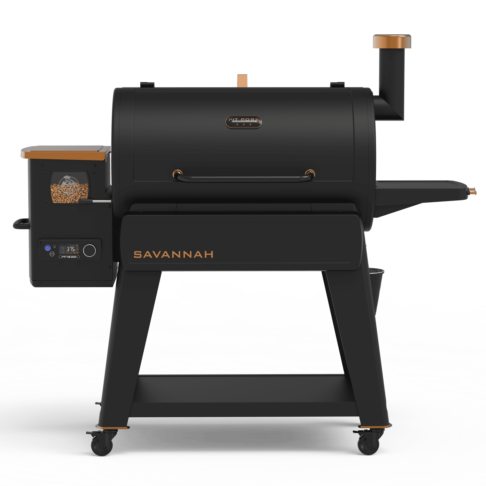 Pit-Boss-Savannah-1500-Sq-in-Wood-Pellet-Grill-and-Smoker-Onyx-Series_56507c39-9658-4e40-8e08-1ef6d5e0638a.28a499da8becf223270efd69b0cd825b.png Pit Boss Pellet Smoker, Savannah 1500 Square Inch Wood Fired Pellet Grill, Onyx Series - Image 1