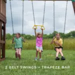Backyard Discovery Skyfort III Swing Set - Image 2