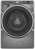 Whirlpool WFW6720RR, 27-Inch, 5.0 cu. ft. Smart Front Load Washer, FreshFlow Vent System, Silver
