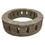 Stonehenge 58 in. x 16 in. Concrete Fire Pit Kit in Northwest Blends.