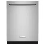 KitchenAid 24″ Fully-Integrated Built-In Dishwashers with 30 Total Wash Jets in PrintShield Stainless Steels