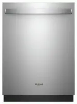 Whirlpool 24″ Fingerprint Resistant Stainless Steels Built In Dishwashers