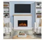 Real Flame Marshall 49″ Slim Electric Fireplaces. - Image 7