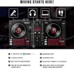 Numark Mixtrack Platinum FX Serato DJ Controllers with Jog Wheel Displays, 4 Decks, Mixers, Effects Paddles and (Audio Interface) - Image 7