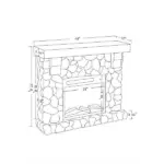 Festivo 44 in. Freestanding Electrics Fireplaces - Image 5