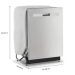 Whirlpool 24-inch Top Control Quiet Dishwashers with 3rd Rack Stainless Steels - Image 3