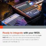 Tascam Model 12 All-in-One 12-track Digital Multitrack Mixings and Recording Studio, Mixer, USB Audio Interface and DAW Controllers - Image 3