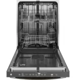 GE 24 in. Top Control Flush-Mount Dishwashers with 45 dBa Sound Level, 3rd-Rack & Dry Boost – Fingerprint Resistant Stainlesss - Image 2