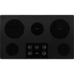 Whirlpool 36-Inch Electric Ceramic Glass Cooktops WCE55US6HB