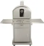 Summerset ‘The Oven’ Outdoor Freestanding Large Capacity Gas Ovens with Pizza Stones, Smoker Box and Mobile Cart, 304 Stainless Steel Construction, Natural Gas
