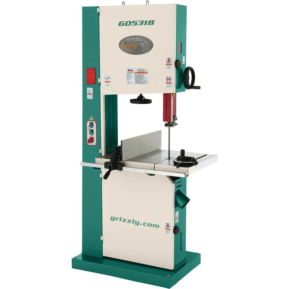 Grizzly G0531B – 21″ 5 HP Industrial Bandsaw w/ Brake