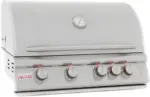 Blaze 32 Inch 4-Burner LTE Gas Grills with Rear Burner and Built-in Lighting System - Image 4