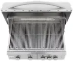 Blaze 32 Inch 4-Burner LTE Gas Grills with Rear Burner and Built-in Lighting System - Image 3