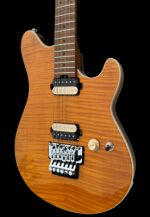 Firefly FFMN Electric guitar With Flamed Maple Top Floyd Rose Tremolo (Transparent Yellow Color) - Image 2