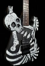 New Firefly Bone Shredder Classic Model Electric Guitar (Matte Black Color) - Image 2