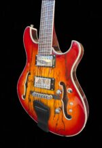 NEW Pegasus Spalted Maple ELECTRIC GUITARS (Cherry Sunburst Color) - Image 8