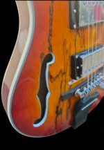 NEW Pegasus Spalted Maple ELECTRIC GUITARS (Cherry Sunburst Color) - Image 3