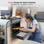 Camplux 21 Inches RV Stove Gas Range Oven 3 Burners Cooktops - Image 3
