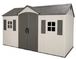 Lifetime Legacy 15×8 Plastic Storage Shed Kit w/ Floors - Image 4