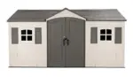 Lifetime Legacy 15×8 Plastic Storage Shed Kit w/ Floors - Image 2