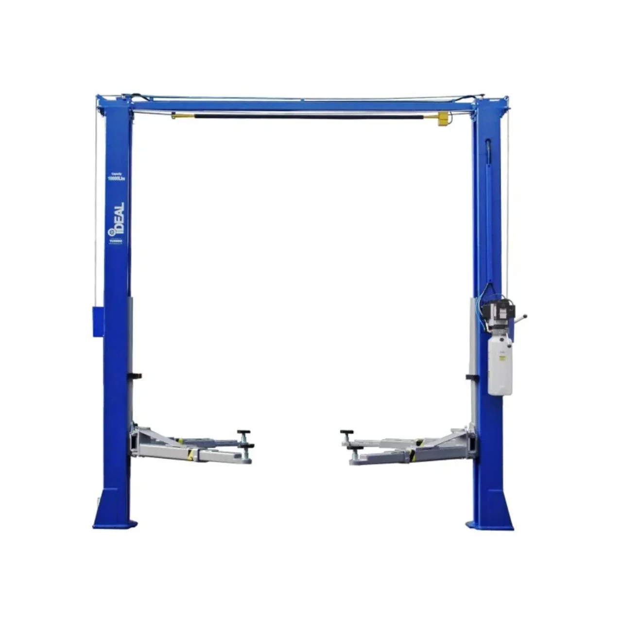 g1-24-1-1.webp iDEAL TP10KAC-DX 10,000 Lb Two Posts Clear Floor BI-symmetrical Lift – Ali Certified - Image 1