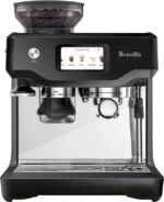 Breville – the Barista Touch Espresso Machine with 15 bars of pressure, Milk Frother and intergrated grinder – Black Truffle