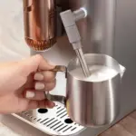Café Affetto Automatic Espresso Machine + Milk Frother | Built-In & Adjustable Espresso Bean Grinders | One-Touch Brew in 90 Seconds | Steel Silver, 1.2 Liter, (C7CEBBS2RS3) - Image 2