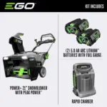EGO SNT2102 21″ Cordless Snow Blower Kits - Image 2