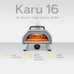 Ooni Karu 16 Multi-Fuel Outdoor Pizza Oven – Wood and Gas Fired Oven – Outdoor Cooking Pizza Oven – Fire and Stonebaked Pizza Ovens for Authentic Homemade Pizzas – Dual Fuel Pizza Makers - Image 2