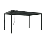 Backyard Discovery Sarasota 16×10 Steel Louvered Pergola with Power
