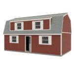 Best Barns Camp Reynolds 16′ x 32′ Two-Story Gambrel Wood Storage Shed