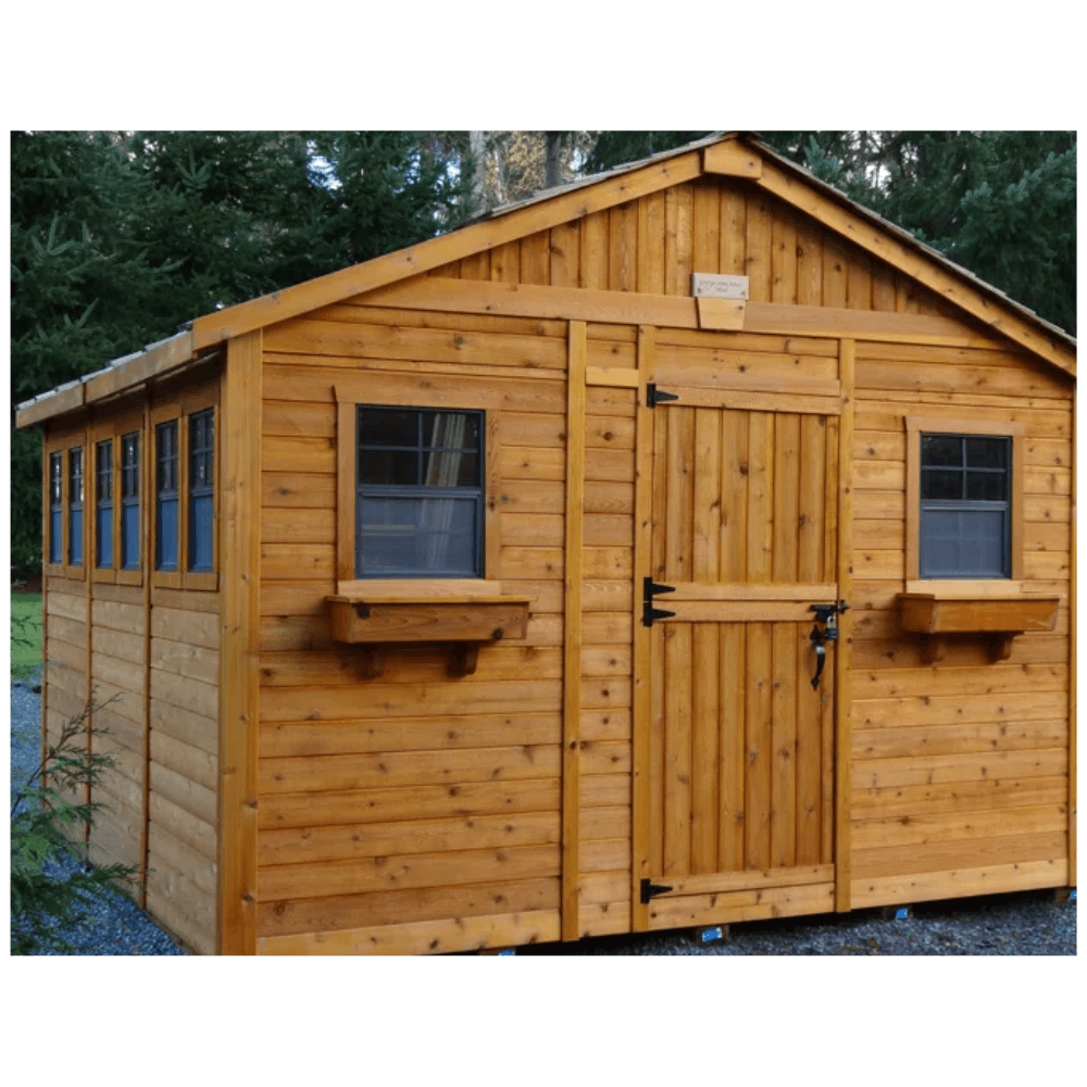 saybrokeeer-product-235-image-1.png Cedarshed Sunshed 12′ x 12′ Western Red Cedar Garden Greenhouse Shed - Image 1
