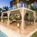 EROMMY 12’x24′ Outdoor Louvered Pergola Gazebos - Image 3