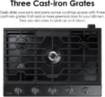 Samsung 36″ Gas Cooktops NA36N6555TS - Image 4