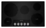 KitchenAid 36″ Electric Cooktops with 5 Elements and Knob Controls - Image 4